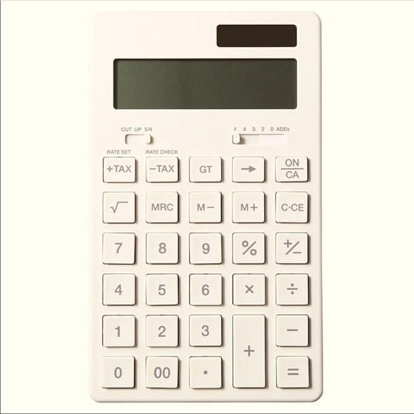 Muji Other - White Calculator Desktop Kickstand Math Calculus